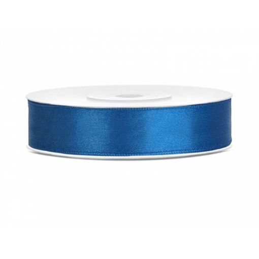 Picture of SATIN RIBBON BLUE 12MM PER METRE